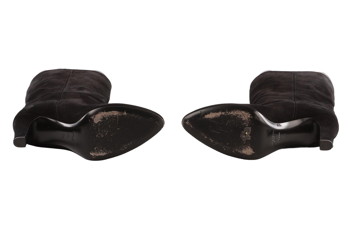 BLACK SUEDE BOOTS