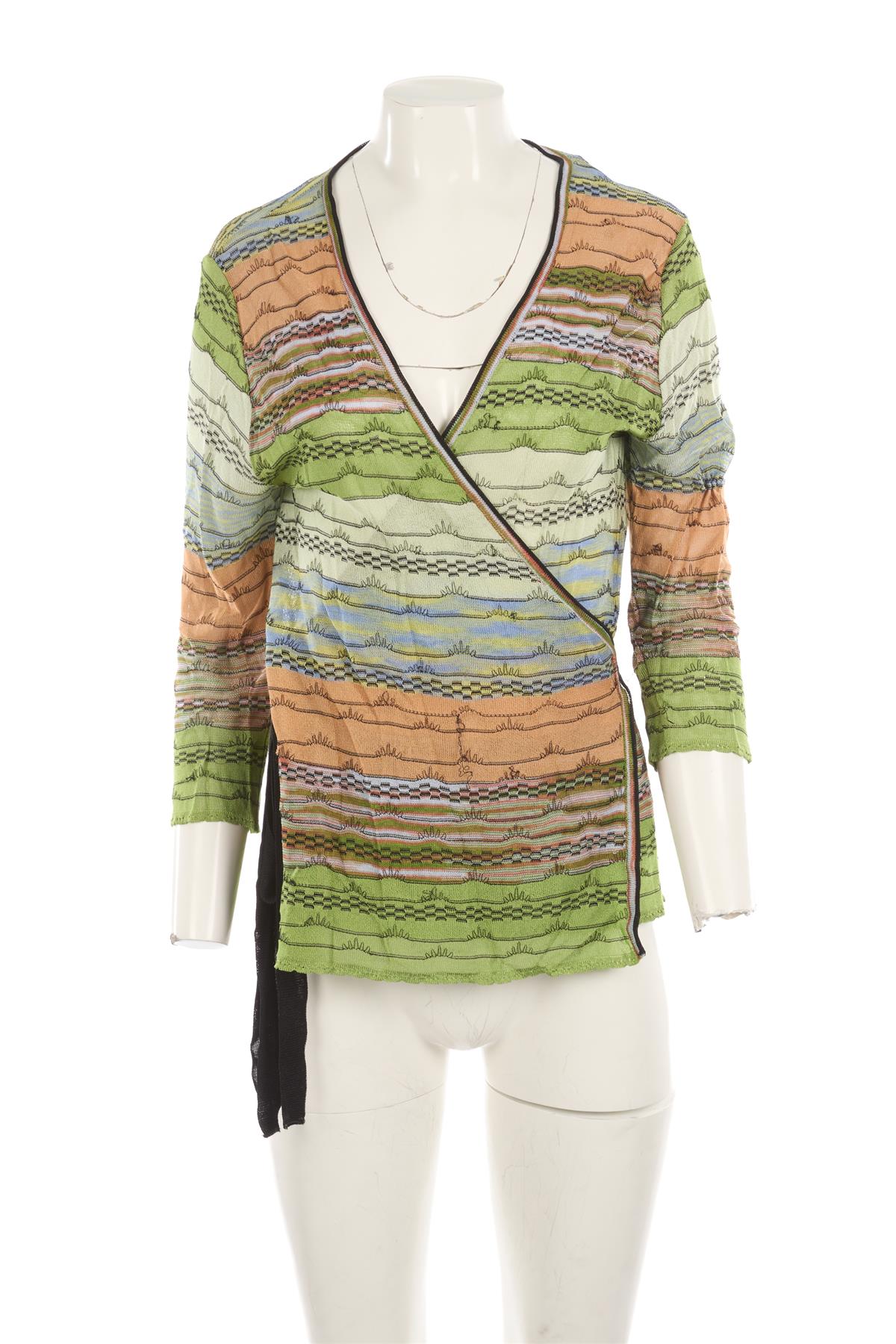 M MISSONI MULTI KNIT CARDIGAN IT 50 UK 18