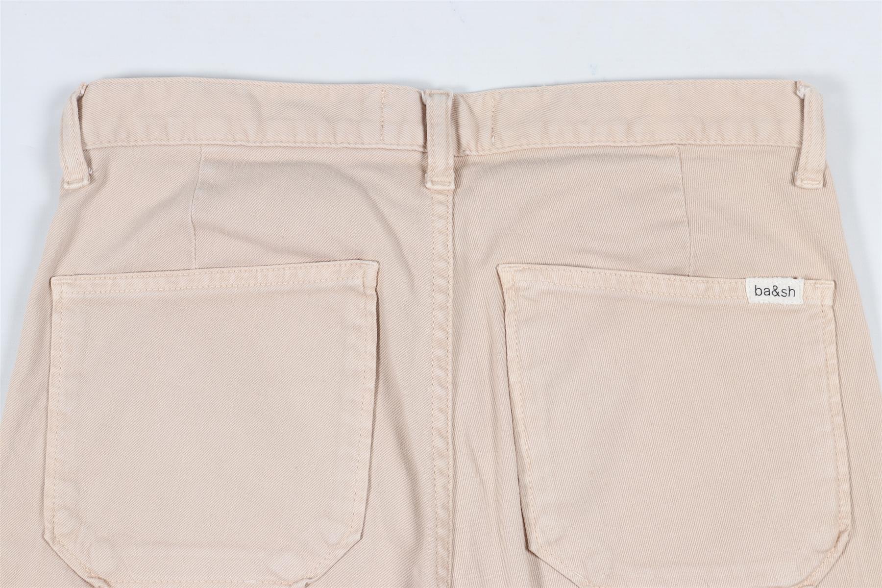 BA&SH BEIGE HIGH RISE SKINNY JEANS W25 UK 6-8