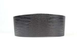 HAIDER ACKERMANN BLACK 2011 LEATHER WAIST BELT SMALL