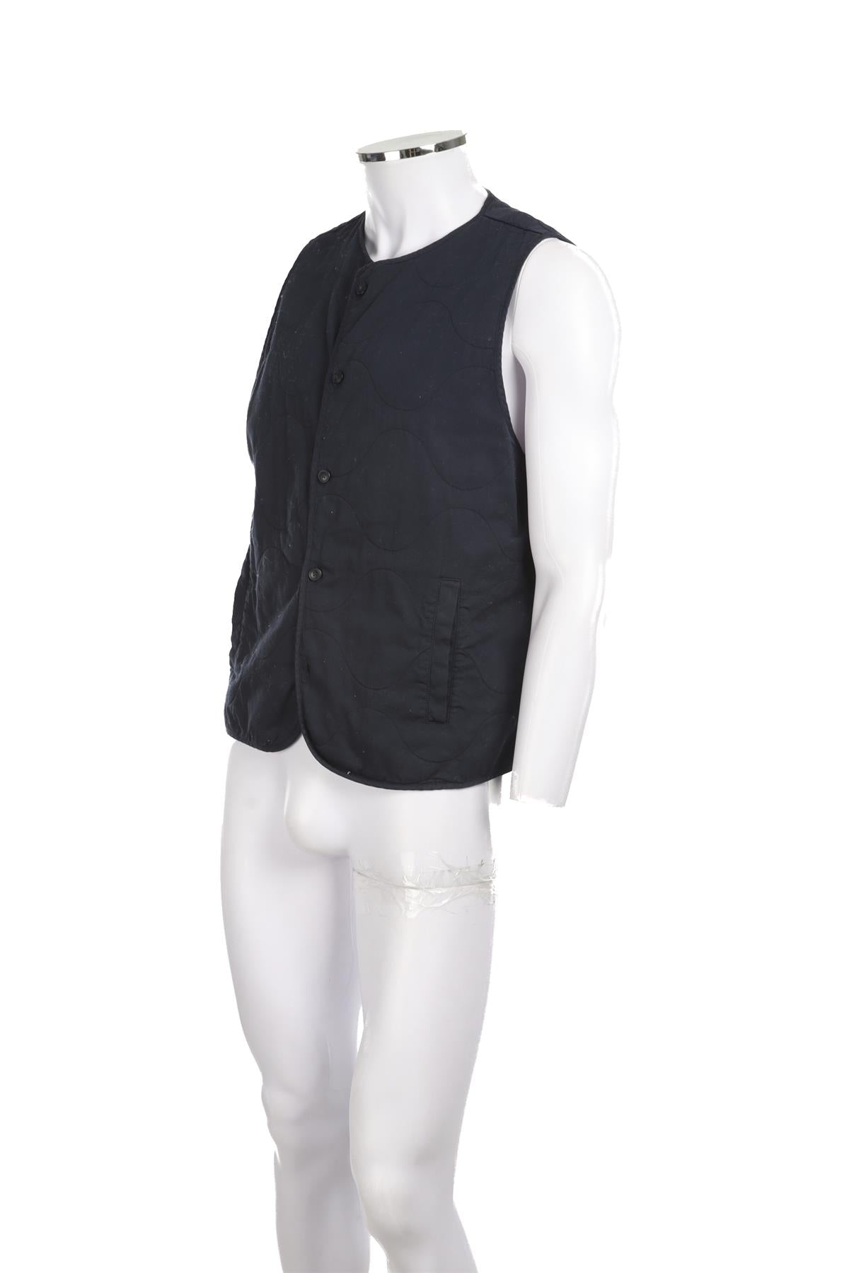 OCTOBRE BLUE MENS COTTON GILET MEDIUM
