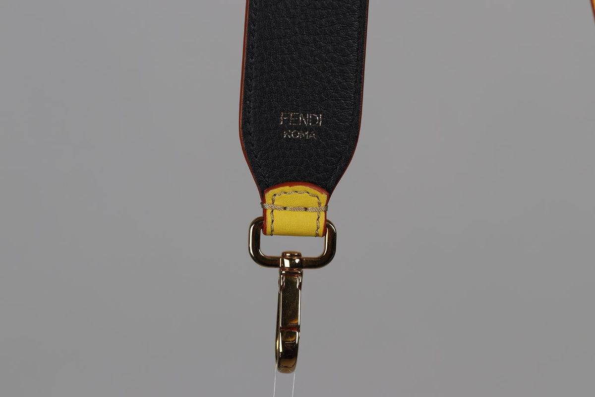 FENDI LEATHER BAG STRAP