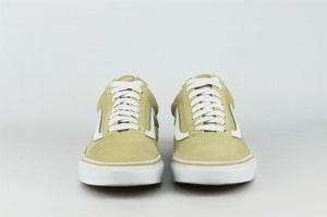 VANS OLD SKOOL LEATHER TRIMMED CANVAS AND SUEDE SNEAKERS EU 38.5 UK 5.5 US 8