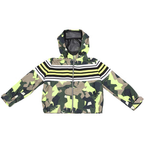 MSGM GREEN KIDS BOYS SHELL JACKET 4 YEARS