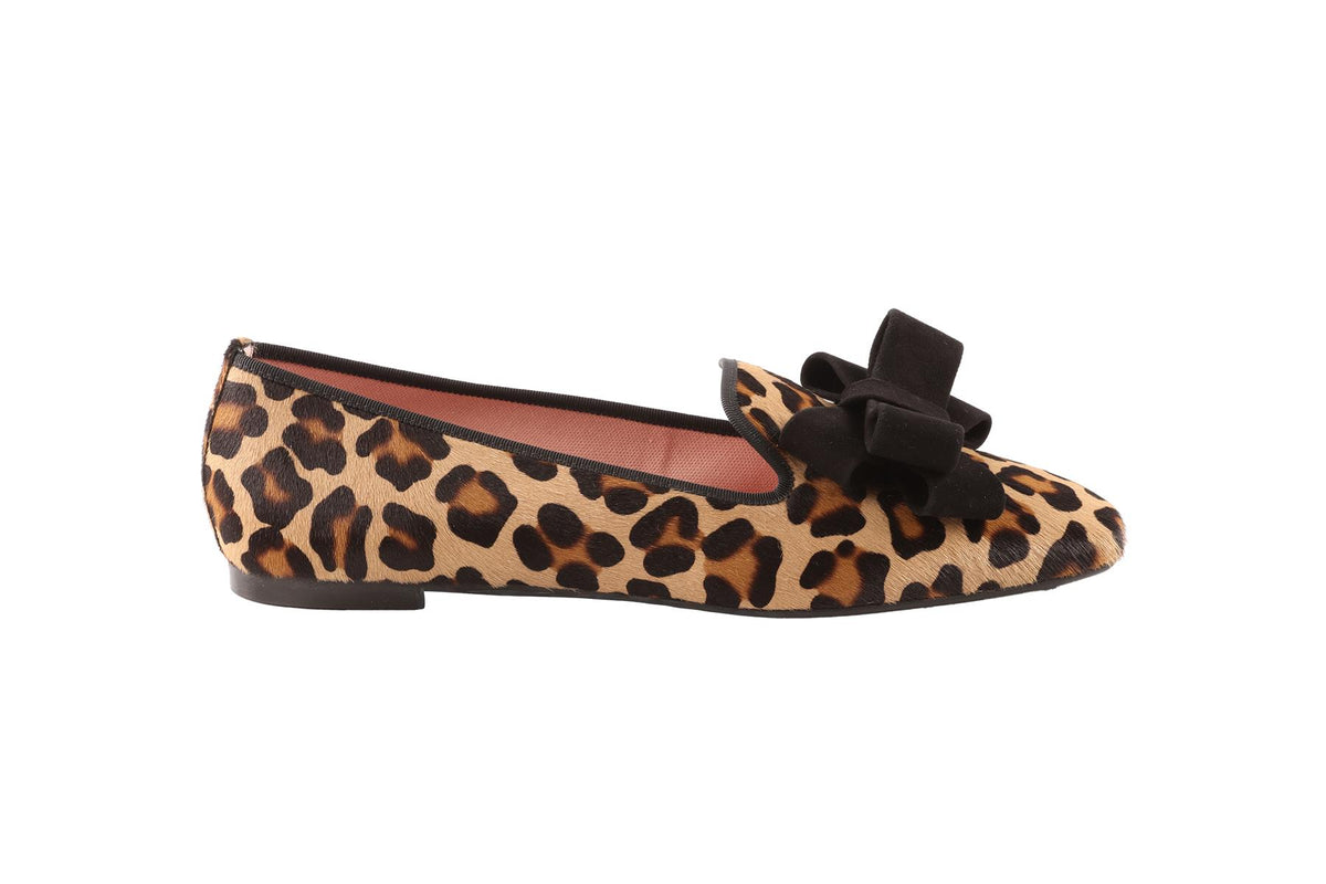 PRETTY BALLERINAS BROWN CALF HAIR FLATS  EU 39 UK 6 US 9