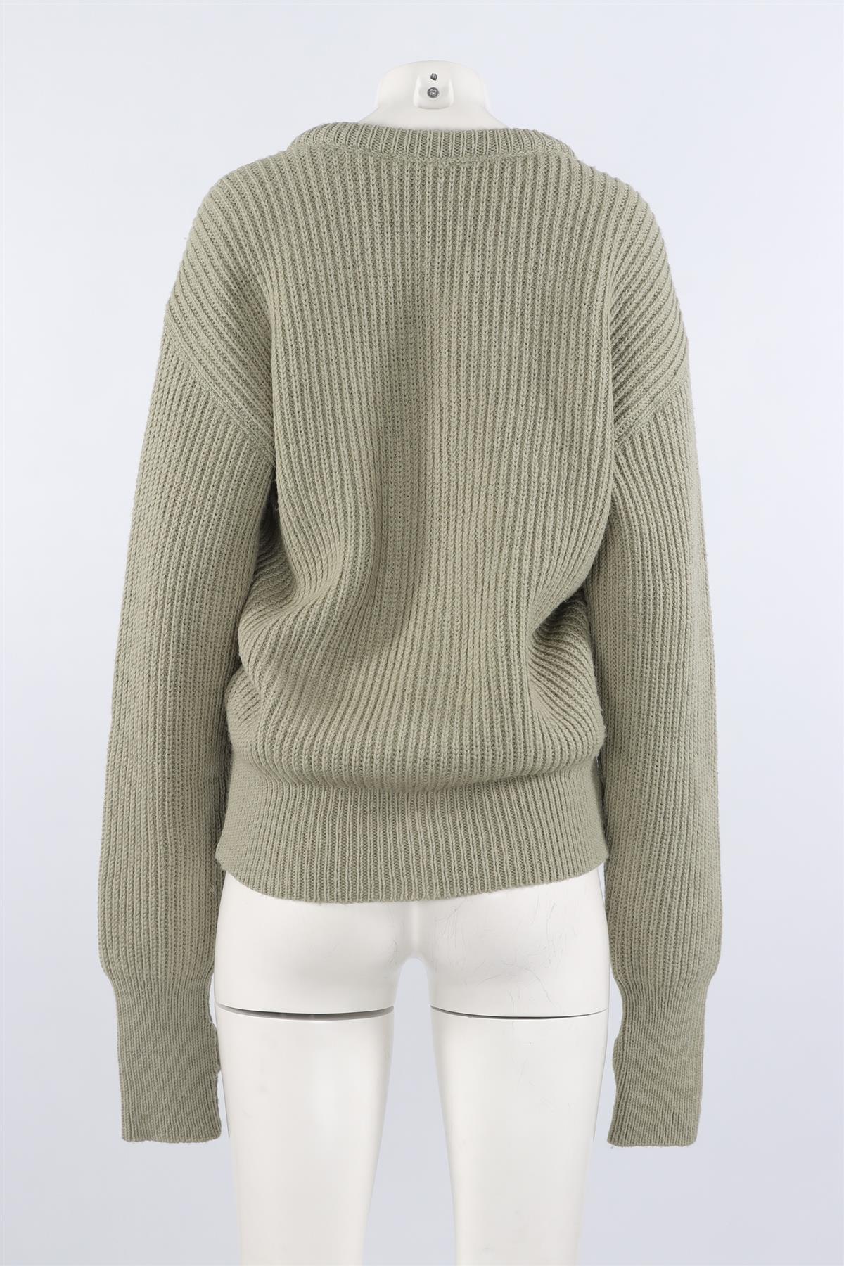 OUR LEGACY GREEN MEN'S WOOL CARDIGAN IT 50