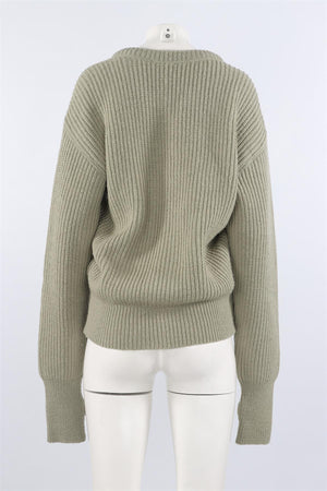 OUR LEGACY GREEN MEN'S WOOL CARDIGAN IT 50
