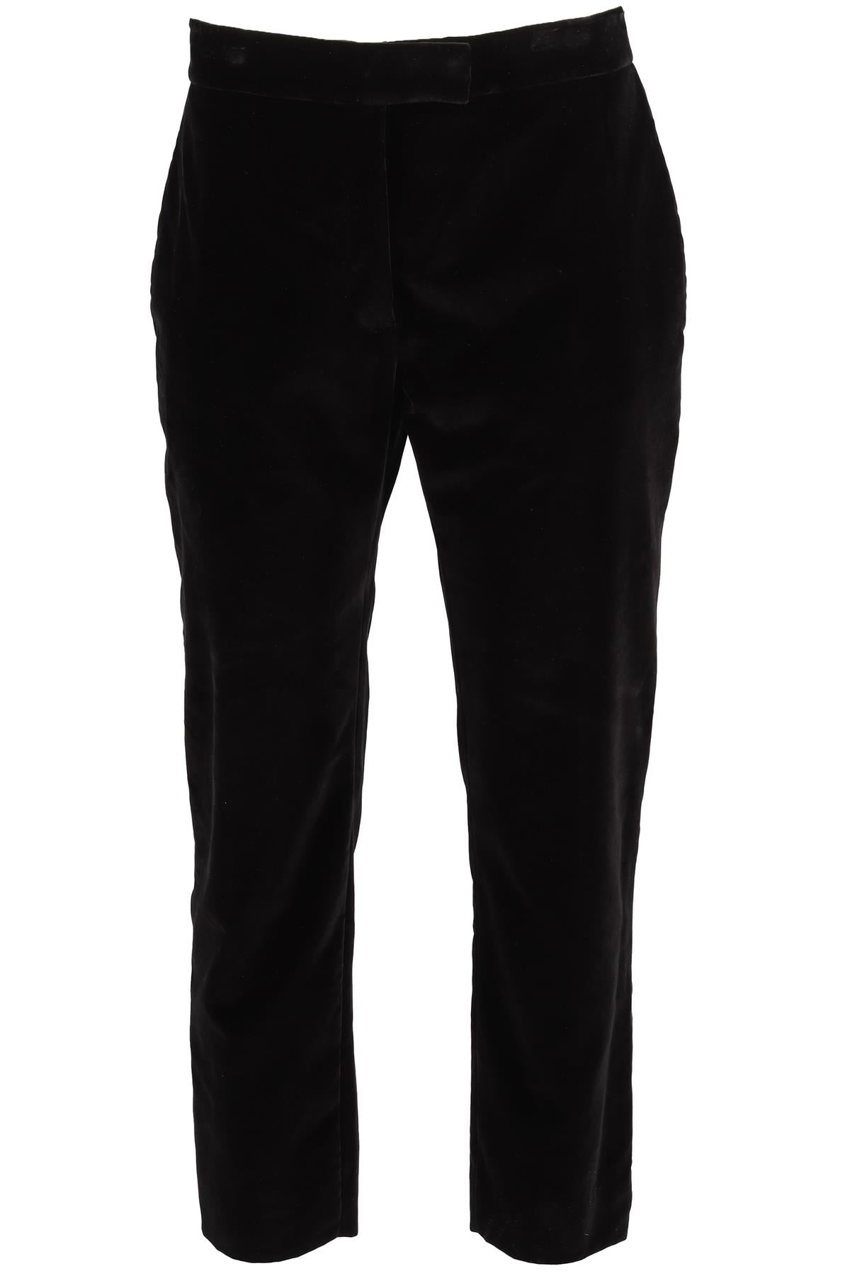 TOM FORD BLACK VELVET STRAIGHT LEG PANTS IT 42 UK 10