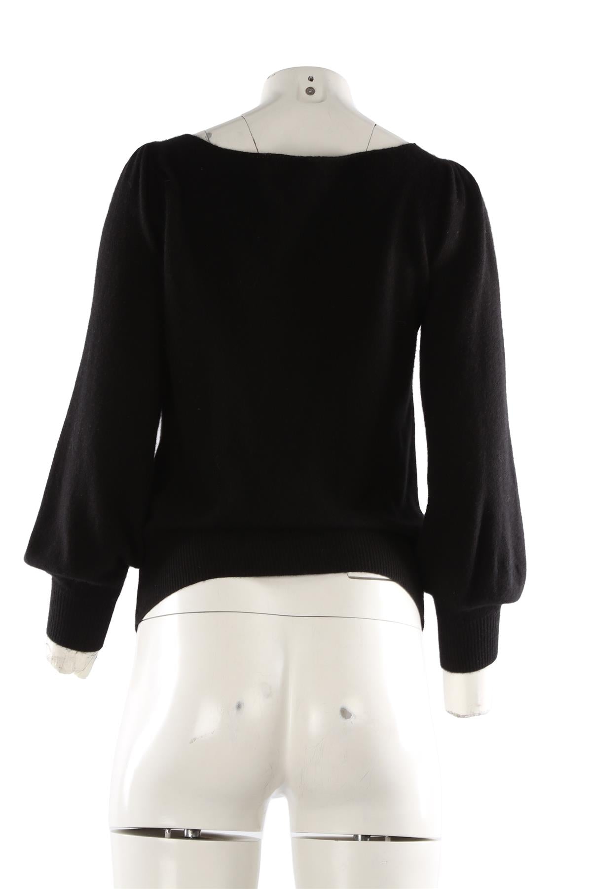 BLACK CASHMERE SWEATER