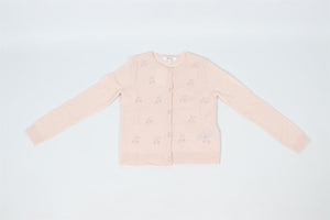 BONPOINT PINK KIDS GIRLS CASHMERE CARDIGAN 8 YEARS