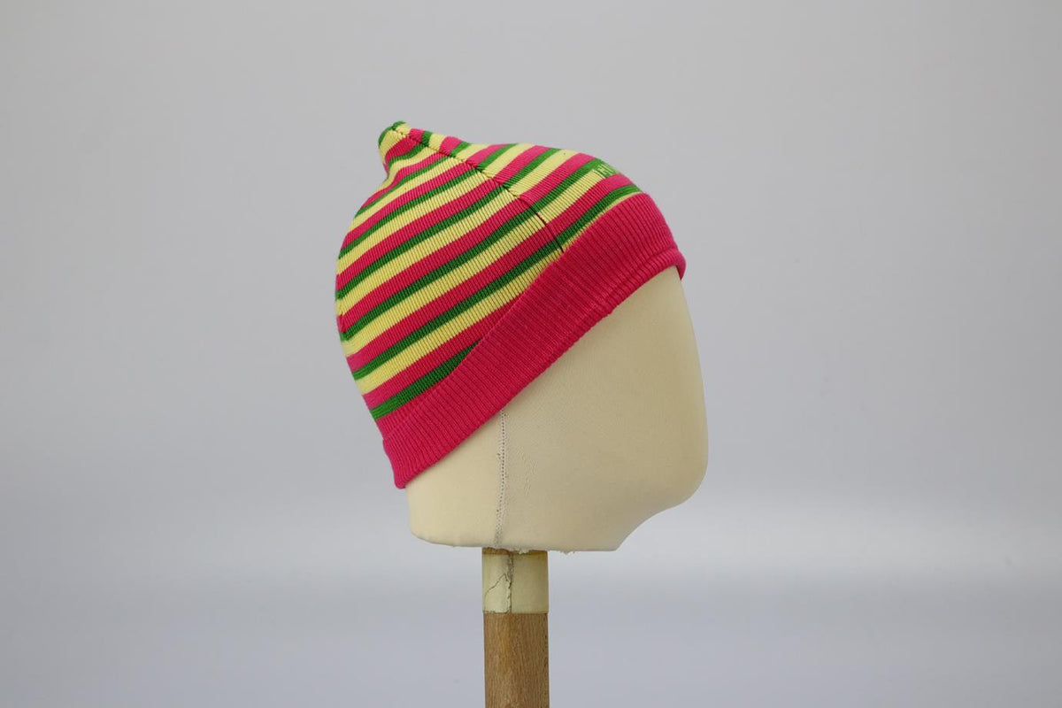 GUCCI BABY GIRLS STRIPED WOOL BEANIE LARGE
