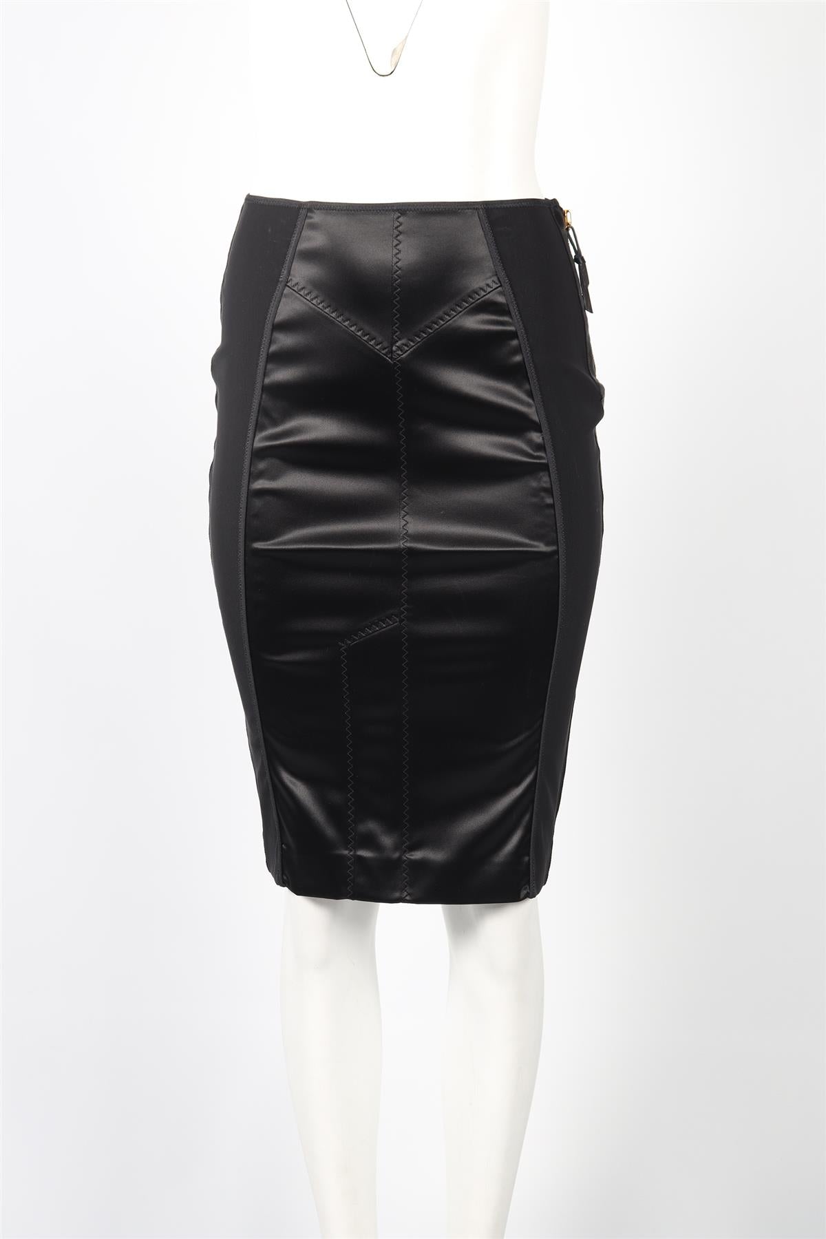 TOM FORD SILK BLEND MINI SKIRT IT 40 UK 8