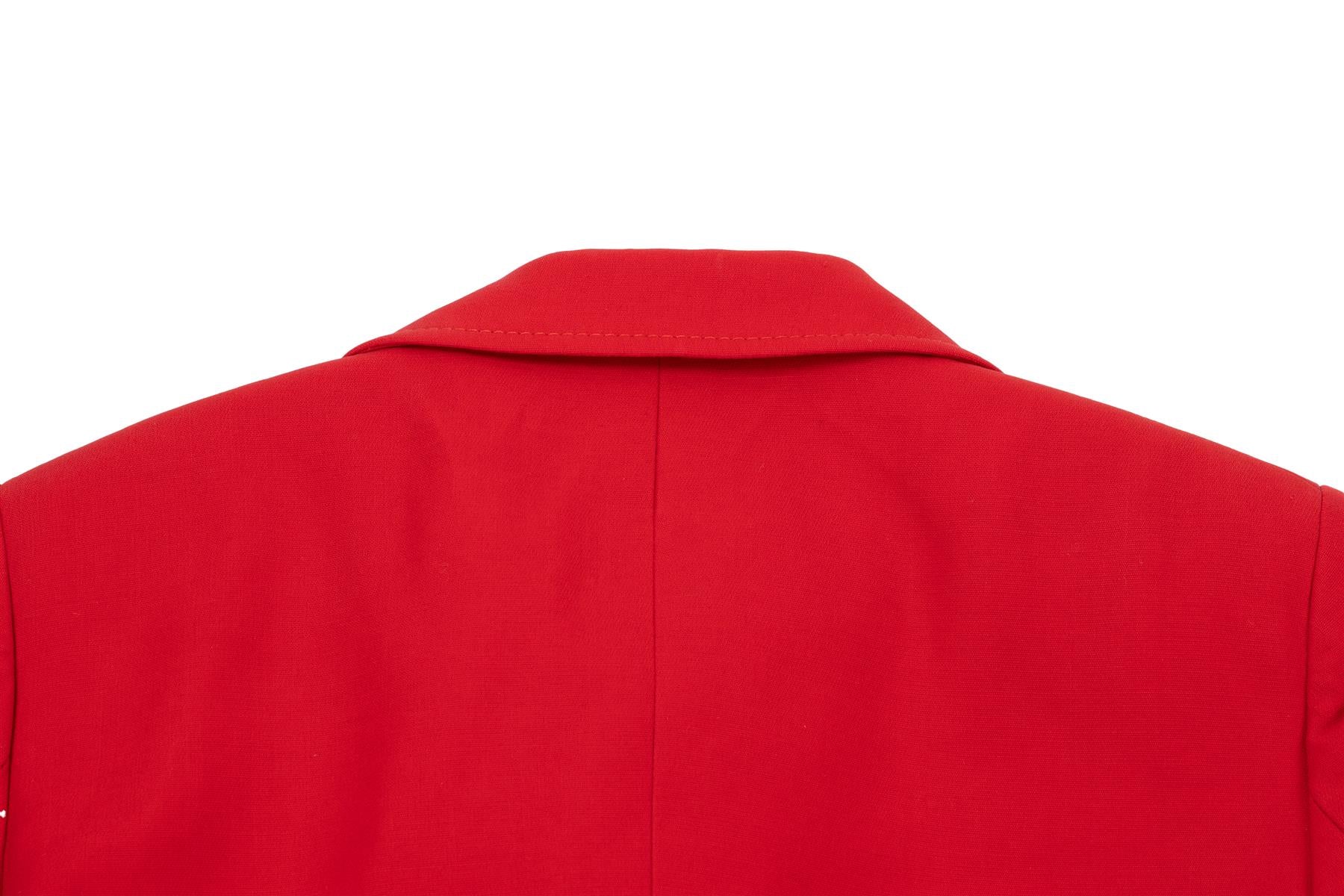 GUCCI RED SILK JACKET IT 38 UK 6