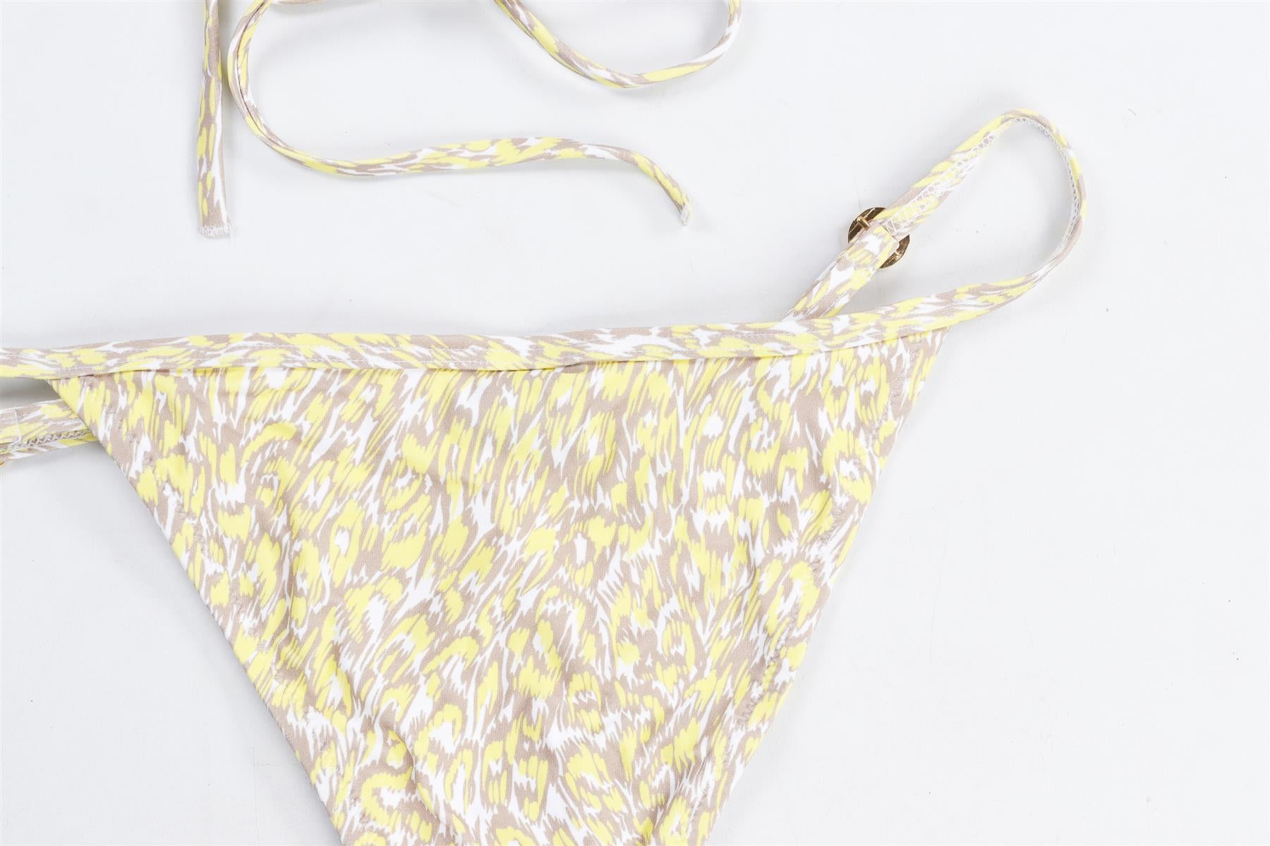MELISSA ODABASH YELLOW BIKINI UK 10-16