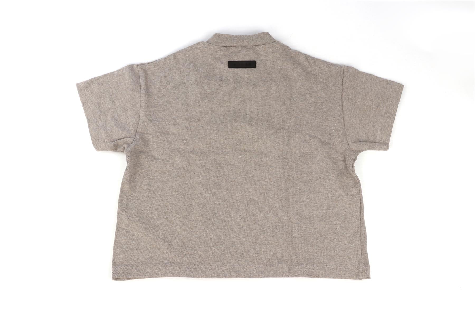 ESSENTIALS FEAR OF GOD GREY KIDS BOYS TOP 7-8 YEARS