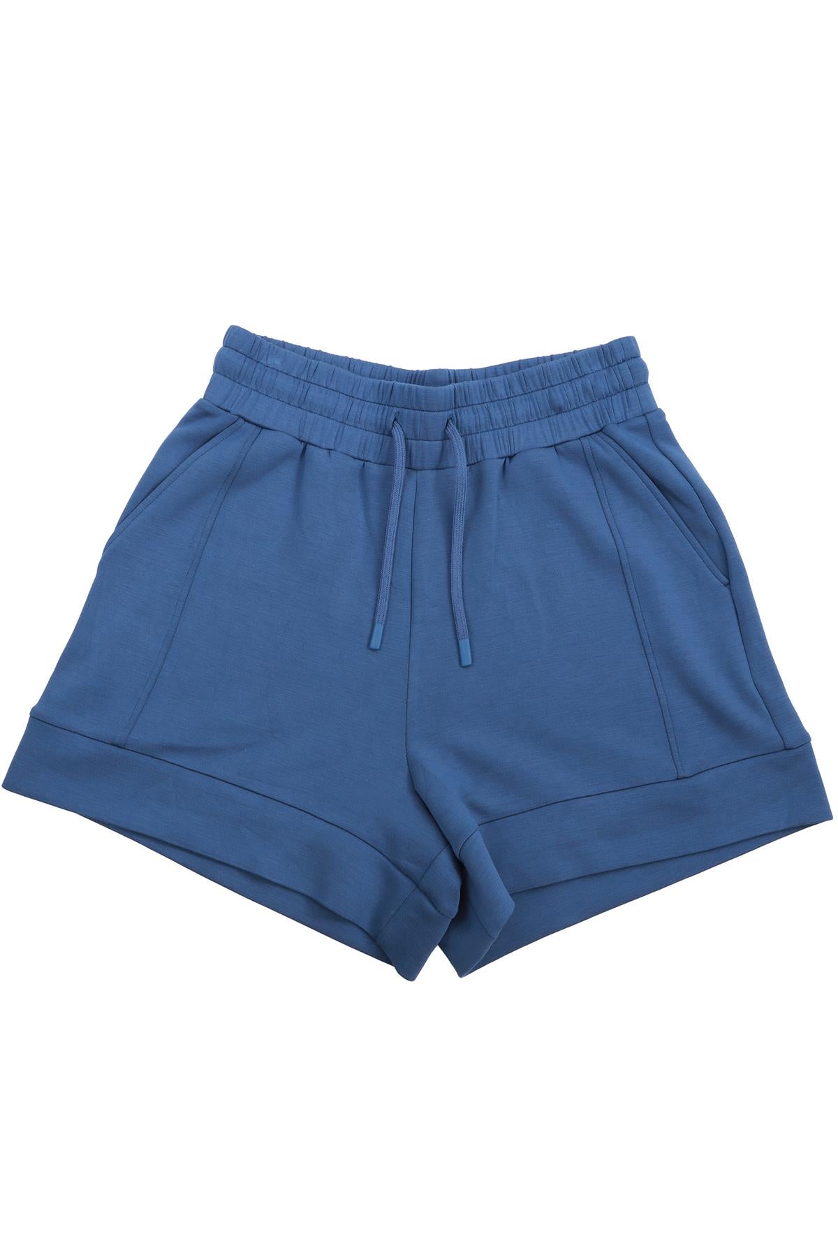VARLEY BLUE JERSEY SHORTS MEDIUM