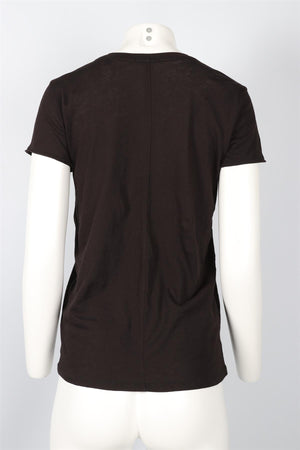 ATM BLACK COTTON T-SHIRT SMALL