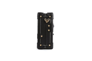 LOUIS VUITTON BLACK 2017 PETITE MALLE GOLDEN LIGHT LEATHER CLUTCH