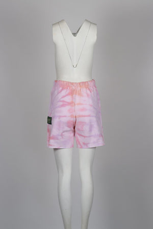 DANZY TIE DYED COTTON JERSEY SHORTS SMALL