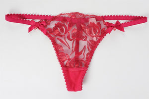 AGENT PROVOCATEUR PINK BRA AND THONG SET UK 34 DD/2