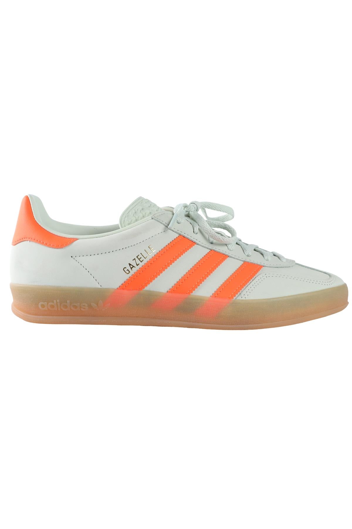 ADIDAS GREEN MEN'S GAZELLE LINEN GREEN SOLAR ORANGE SNEAKERS EU 42 UK 8 US 9.5