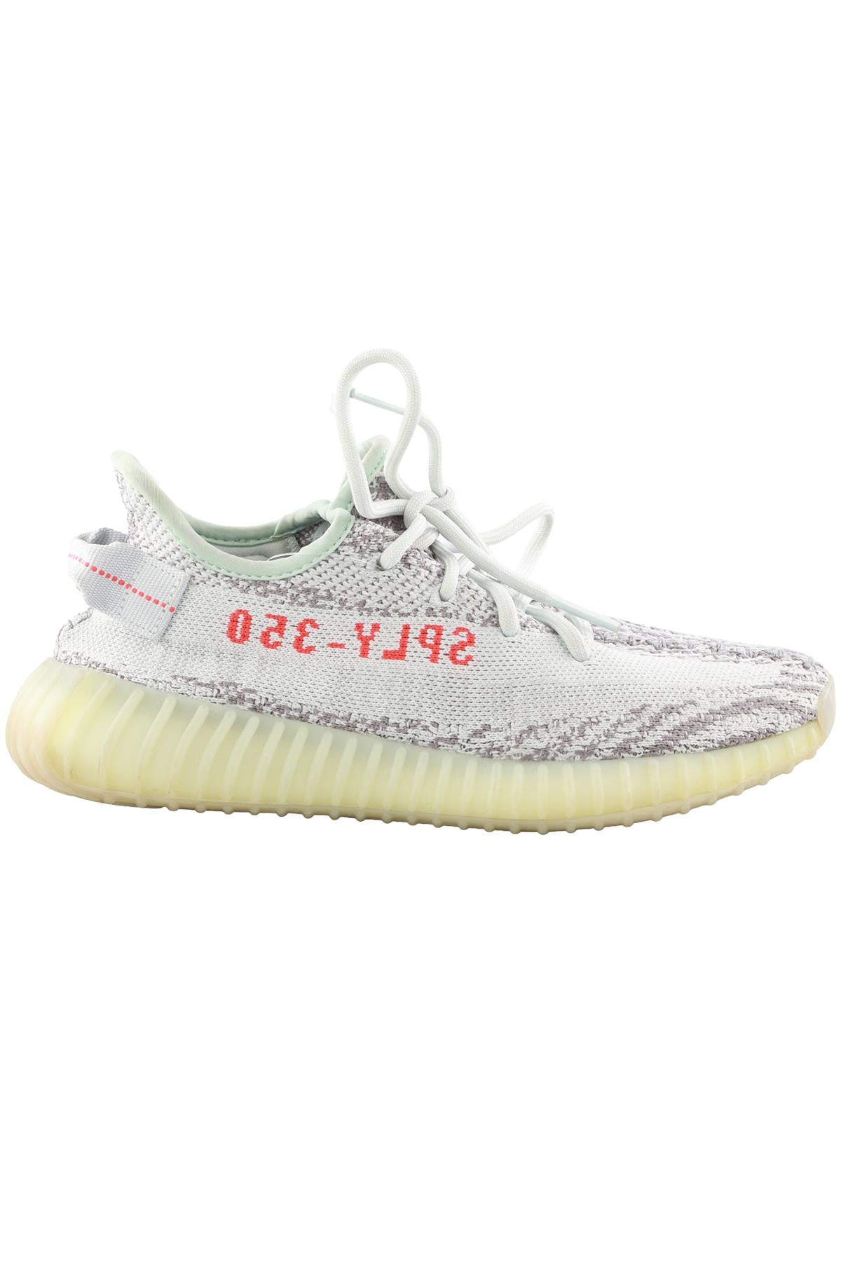 ADIDAS YEEZY GREY WOVEN SNEAKERS UK 5.5 FR 38 2/3 US 6