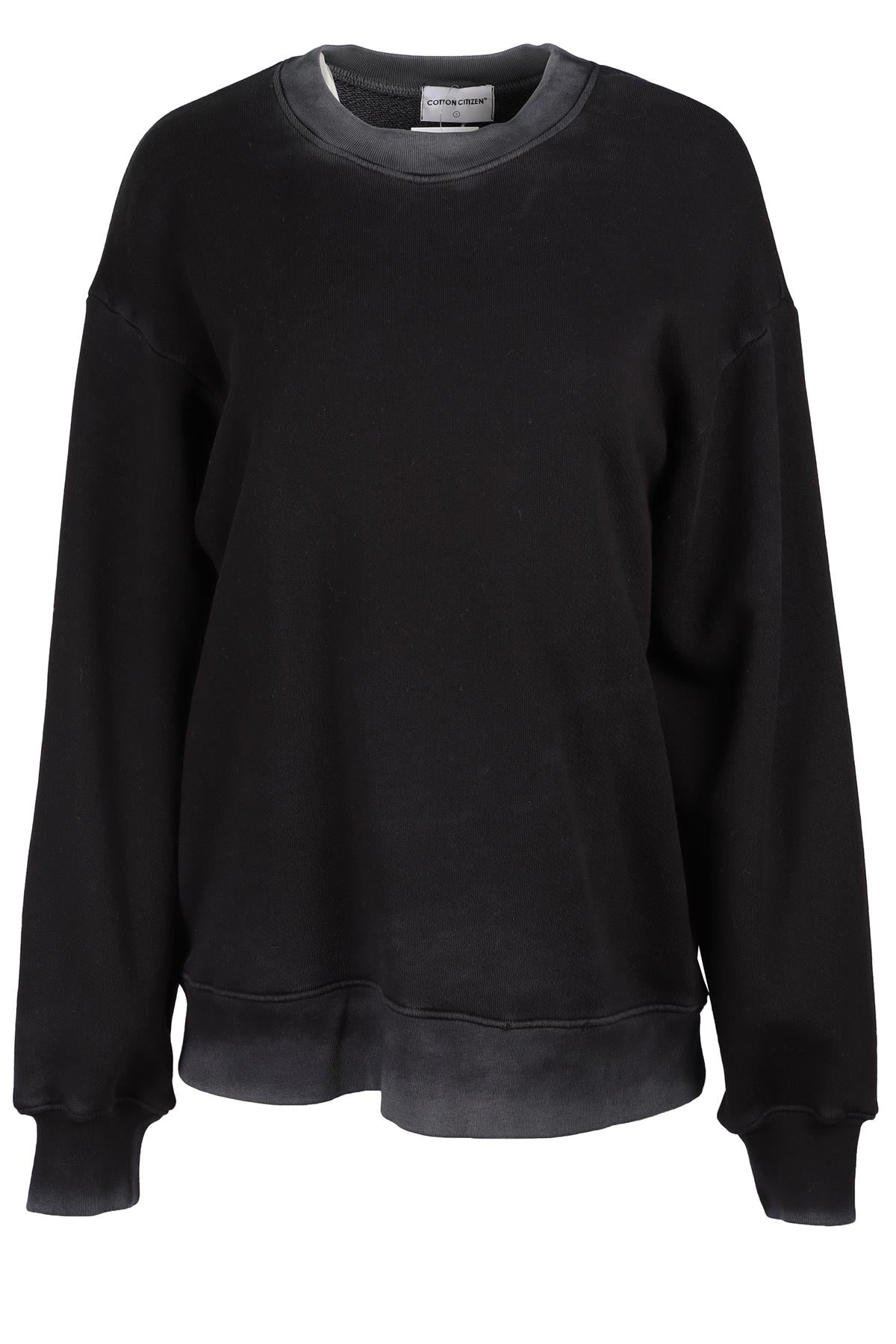 COTTON CITIZEN BLACK COTTON SWEATSHIRT SMALL