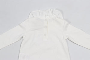 PATACHOU WHITE BABY GIRLS COTTON TOP 12 MONTHS