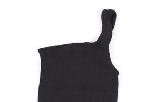 HUNZA G BLACK KNIT SWIMSUIT SMALL