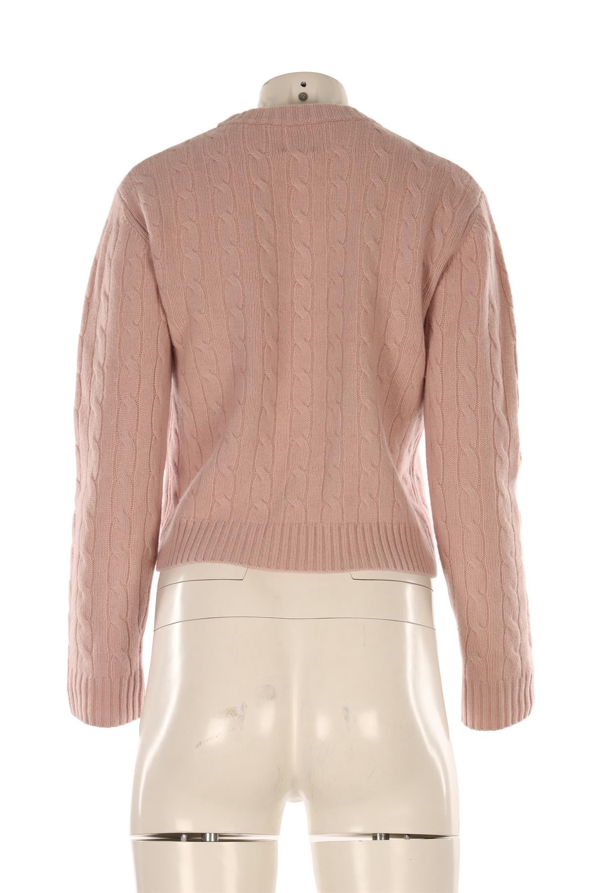LESET PINK WOOL SWEATER XSMALL