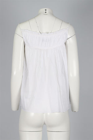 GIVENCHY WHITE COTTON TOP FR 36 UK 8