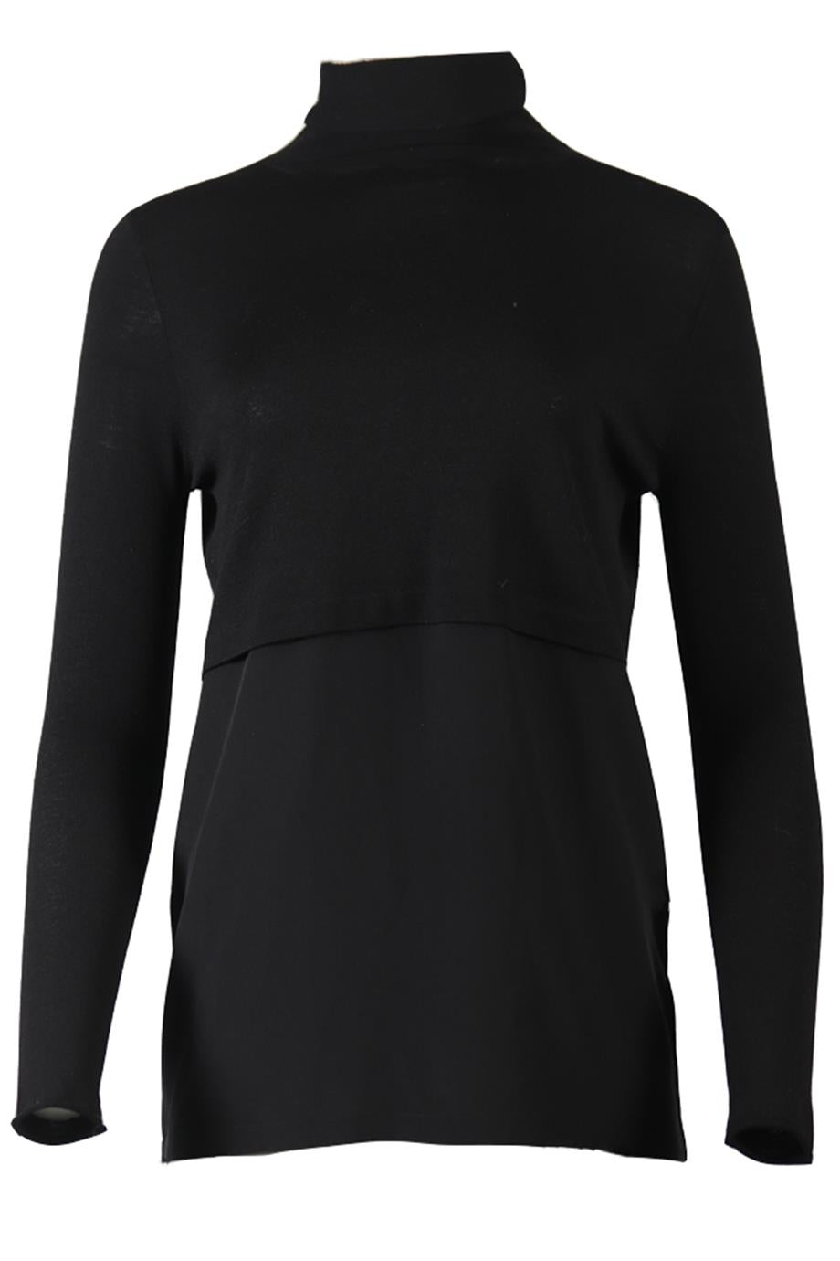 CHLOE WOOL AND SILK BLEND SWEATER SMALL