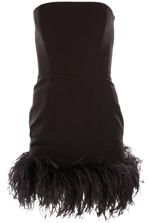 16ARLINGTON BLACK CREPE MINI DRESS UK 8