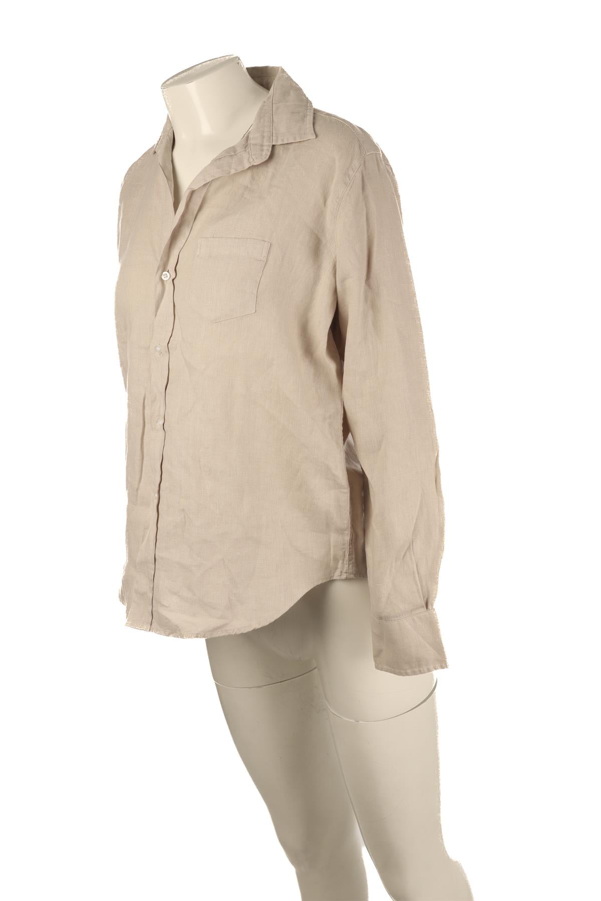 FRANK & EILEEN GREY LINEN SHIRT XSMALL