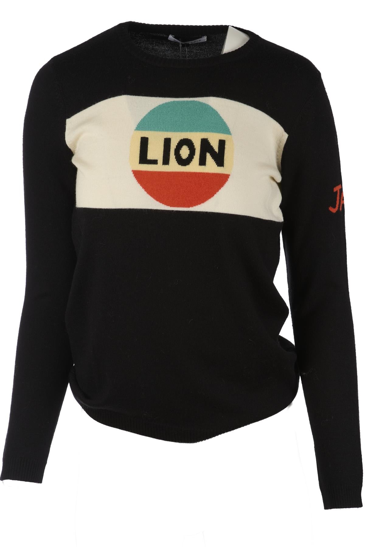 BELLA FREUD BLACK WOOL SWEATER SMALL