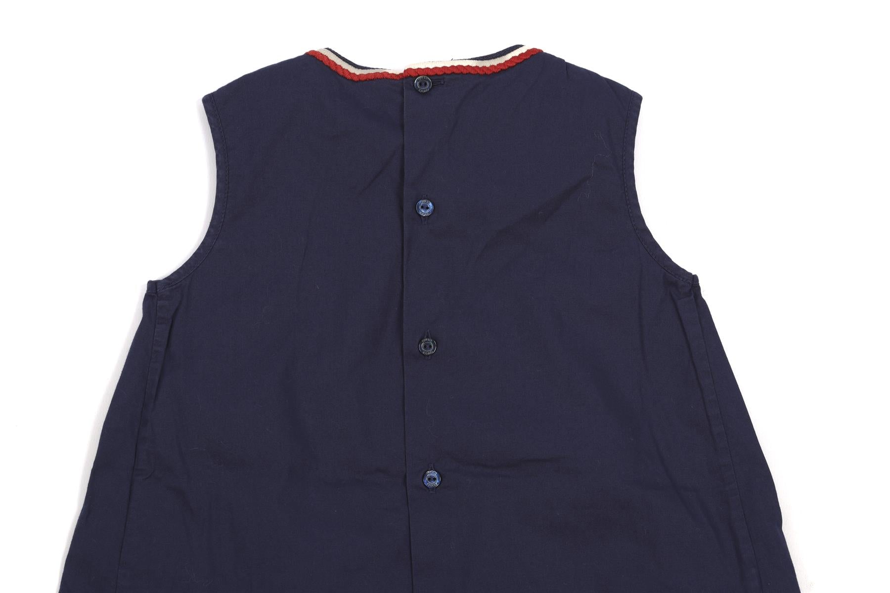 GUCCI NAVY BABY GIRLS DRESS 12-18 MONTHS