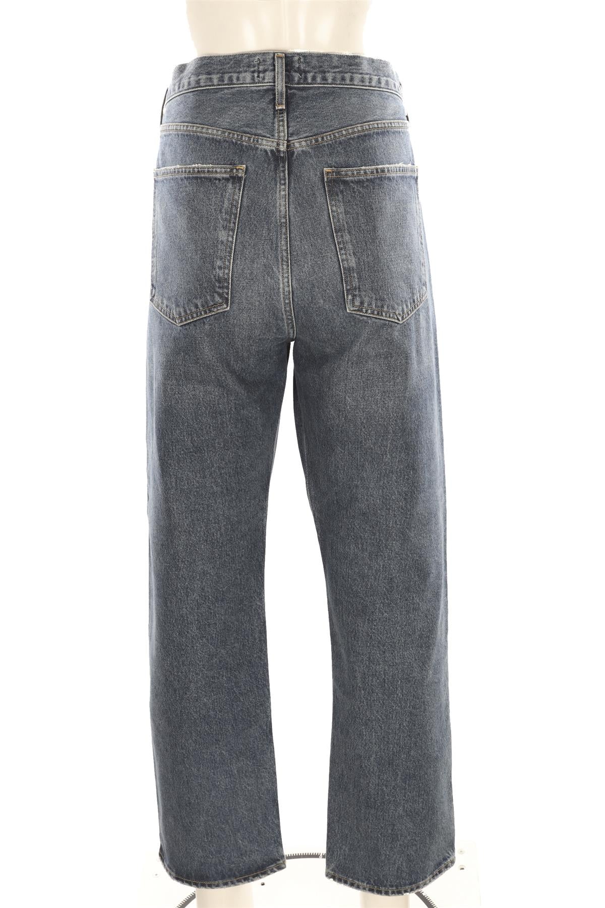 AGOLDE BLUE HIGH RISE STRAIGHT LEG JEANS W31