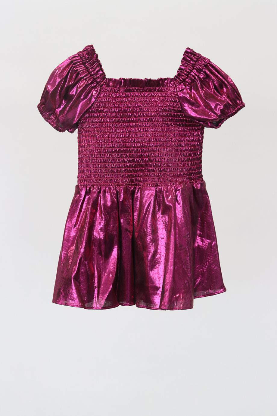 LOVESHACKFANCY KIDS GIRLS LUREX DRESS 3-4 YEARS