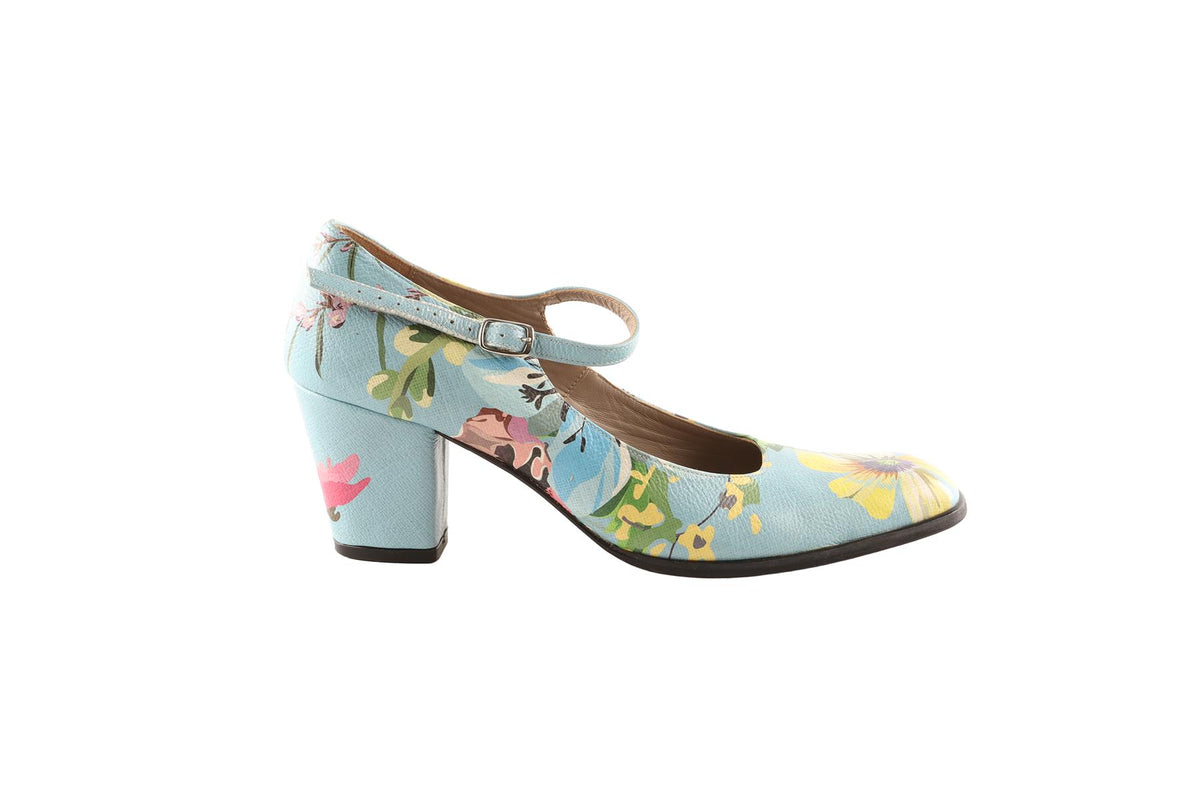 PREEN BY THORNTON BREGAZZI MULTI LEATHER PUMPS EU 40 UK 7 US 10
