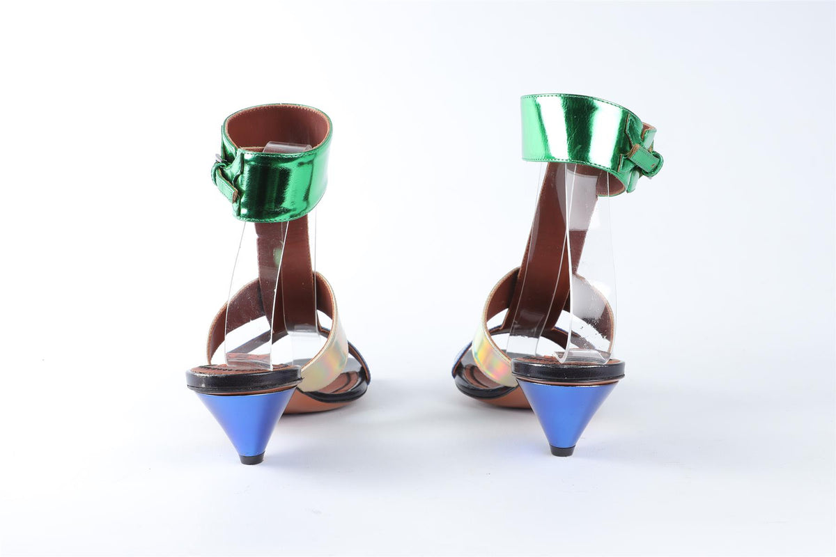MISSONI MULTI LEATHER SANDALS EU 38 UK 5 US 8