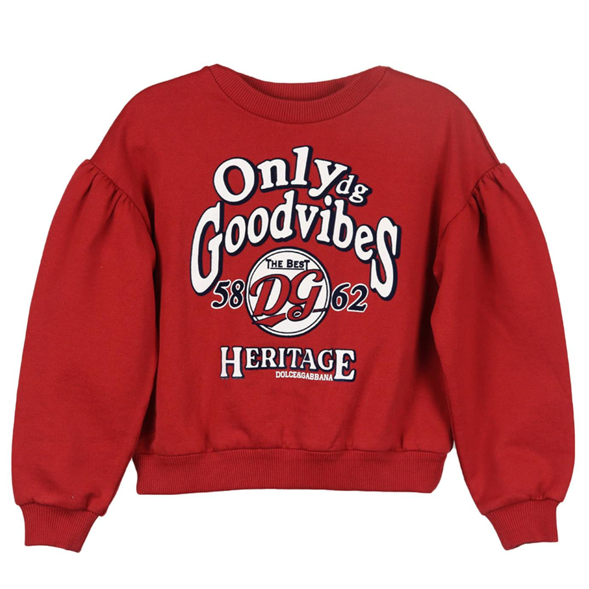 DOLCE AND GABBANA KIDS UNISEX COTTON SWEATSHIRT 4 YEARS