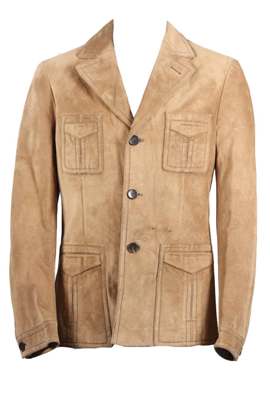 GUCCI MEN'S SUEDE JACKET IT 50 UK/US CHEST 40
