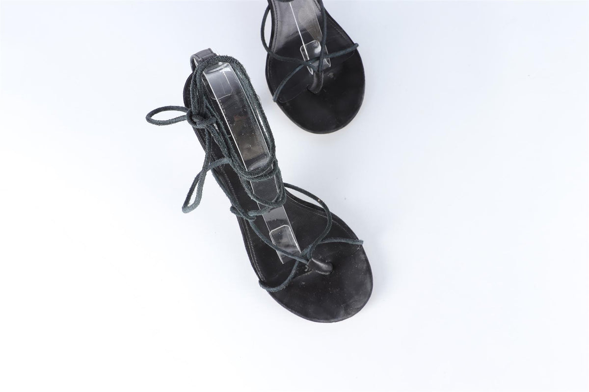 ISABEL MARANT BLACK SUEDE SANDALS EU 40 UK 7 US 10