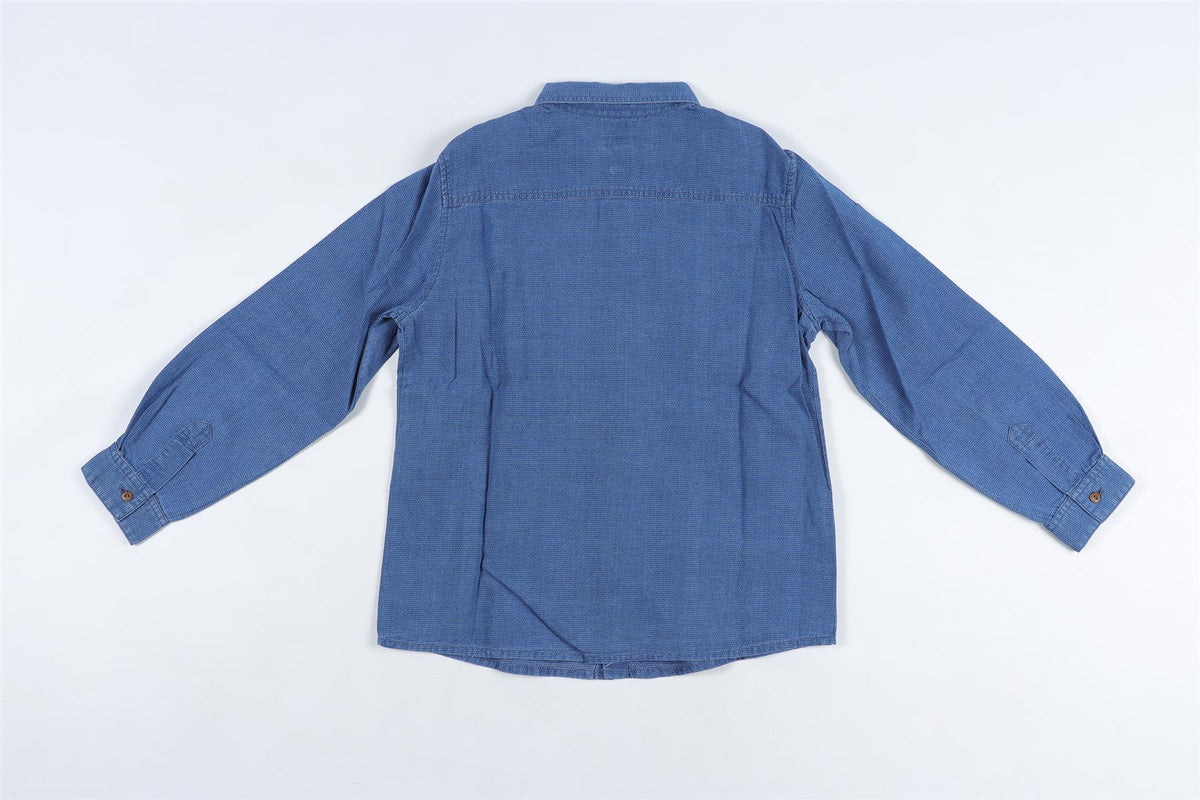 BONPOINT BLUE KIDS BOYS SHIRT 6 YEARS