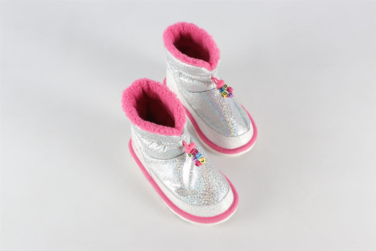 BILLIEBLUSH SILVER KIDS GIRLS BOOTS EU 27 UK 9 US 10