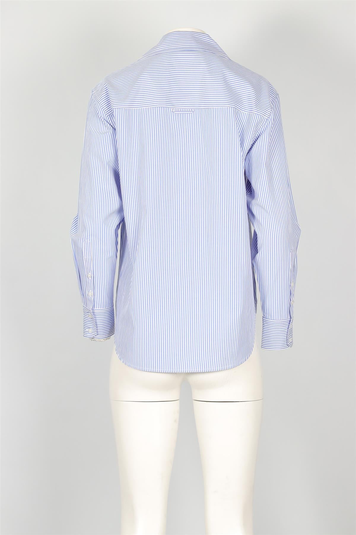 BROCHU WALKER BLUE COTTON SHIRT SMALL