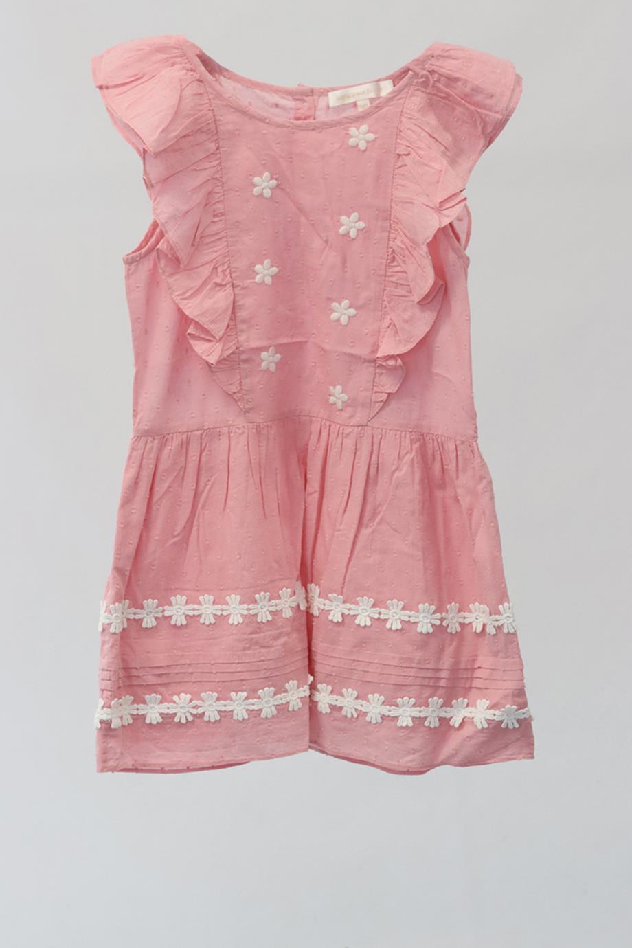 LOVESHACKFANCY KIDS GIRLS COTTON DRESS 8-9 YEARS