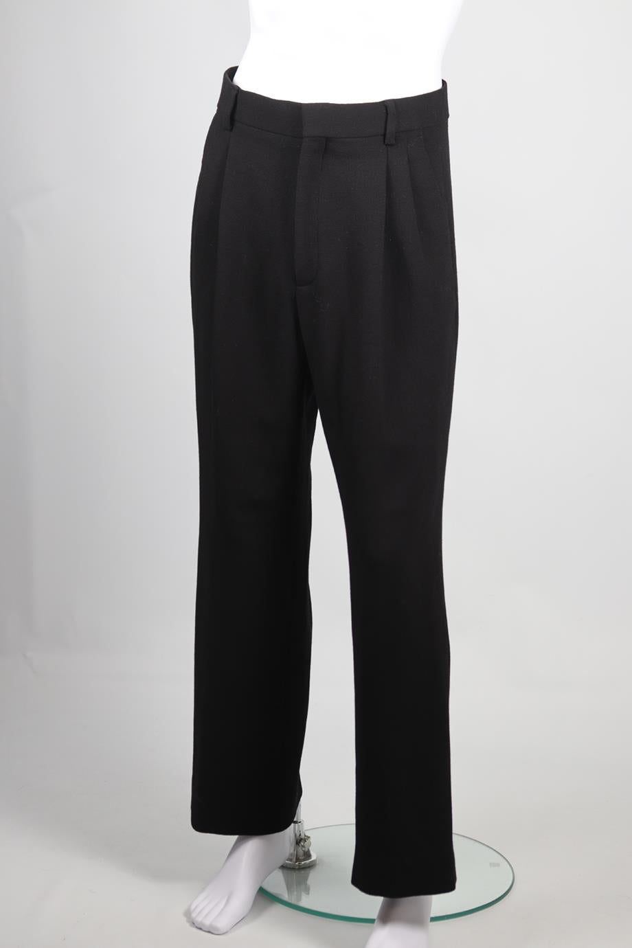 CASABLANCA MEN'S WOOL STRAIGHT LEG PANTS EU 48 UK/US WAIST 30