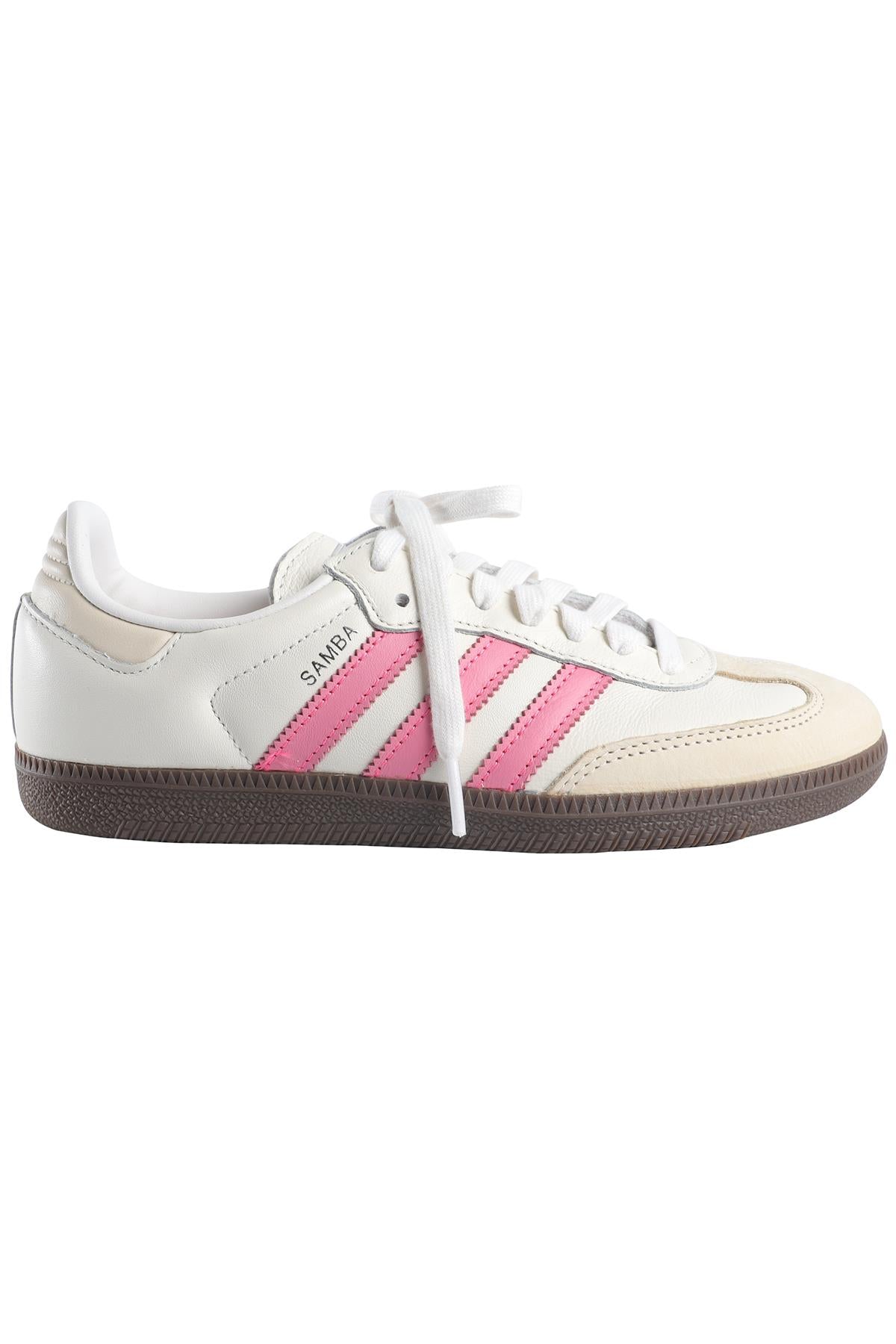 ADIDAS WHITE SAMBA 'CLOUD WHITE LUCID PINK' SNEAKERS EU 38 UK 5 US 6.5