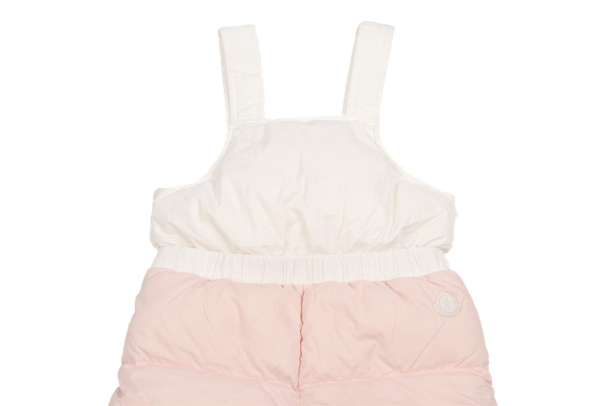 MONCLER PINK KIDS GIRLS SALOPETTES 3 YEARS